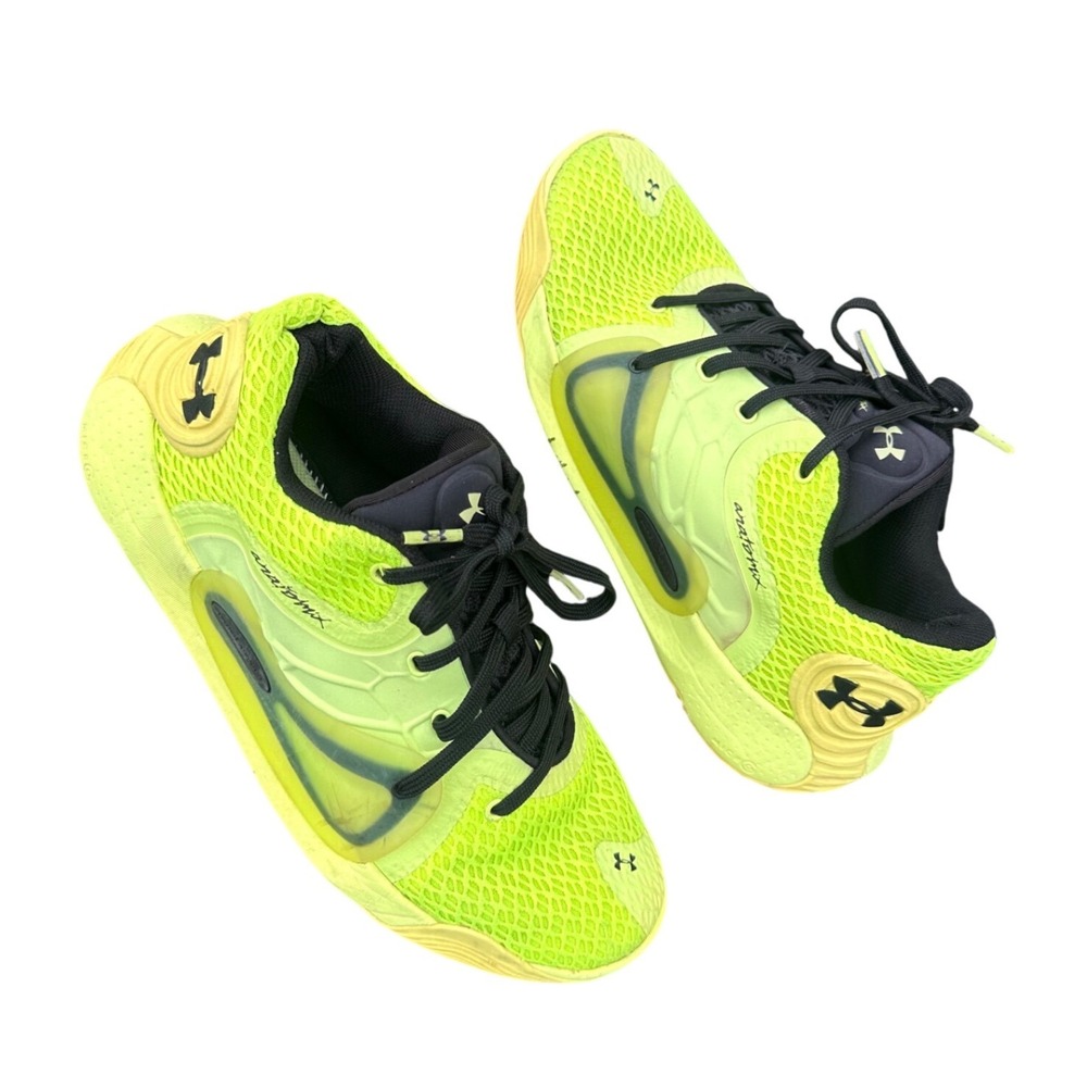 Under Armour Anatomix‎ Spawn 2 Athletic Shoes Unisex Size M7.5 W9 "Neon Yellow"